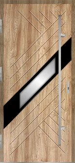 Royal Doors 1LS 97/64 Steel Front Door